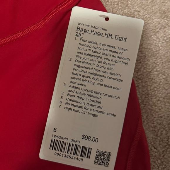 Lululemon Base Pace HR Tight - Picture 8 of 8